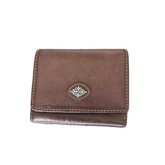 Brown Genuine Leather Womens Wallet - Picture 1 of 10